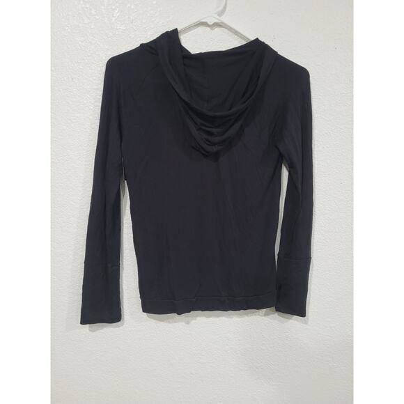 Zella Girl's Black Active‎ Wear Lightweight Pullover Hoodie size Large #8 - Picture 2 of 5